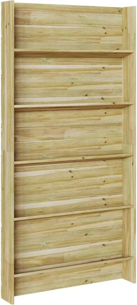 vidaXL Rafturi pentru plante Maro 90 x 15 x 180 cm Lemn de pin tratat