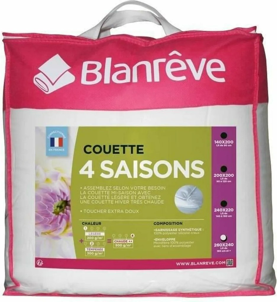 Material de umplutură nordic Blanreve Alb 300 g/m² 240 x 260 cm