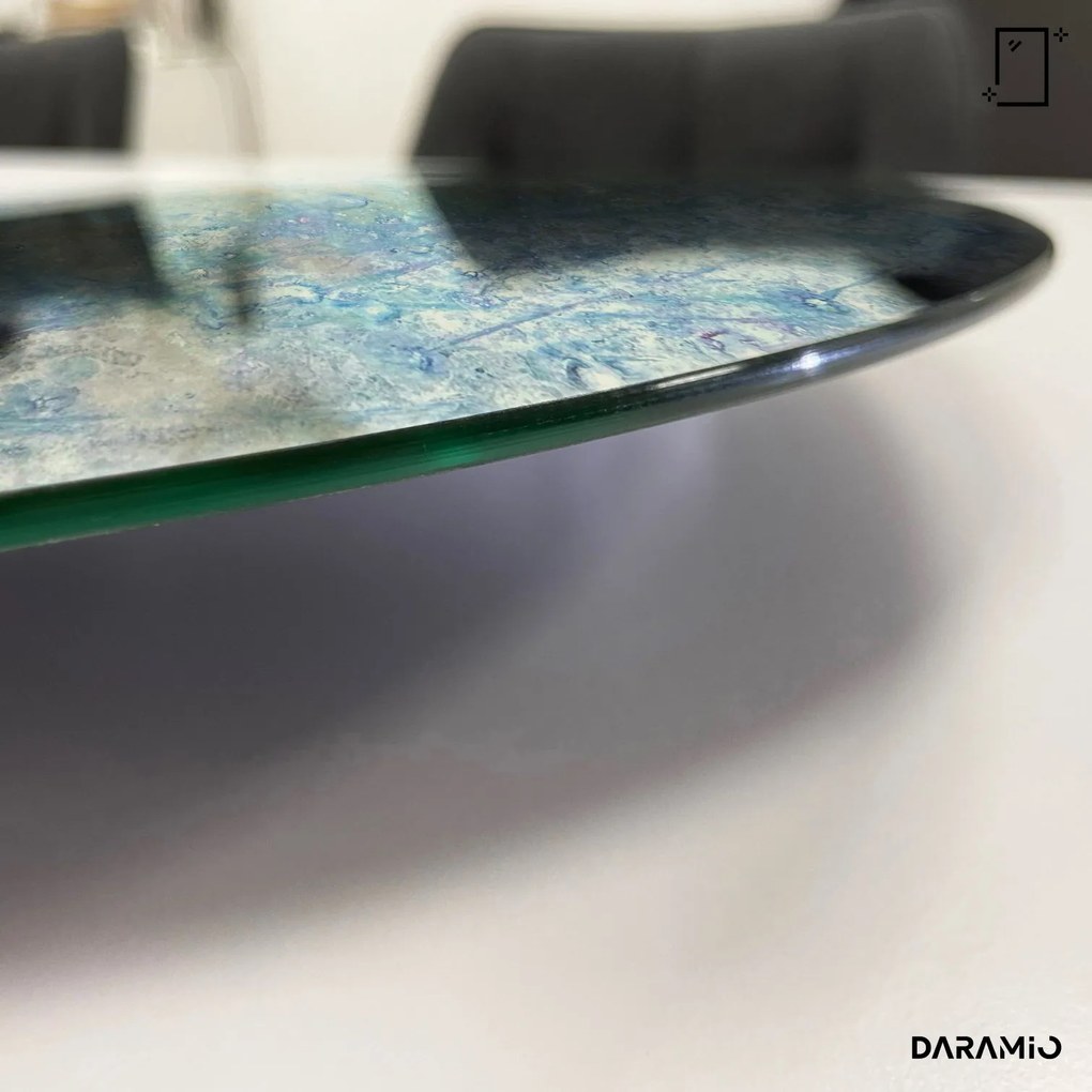 Oglindă cu aspect antic și patină Pure R38