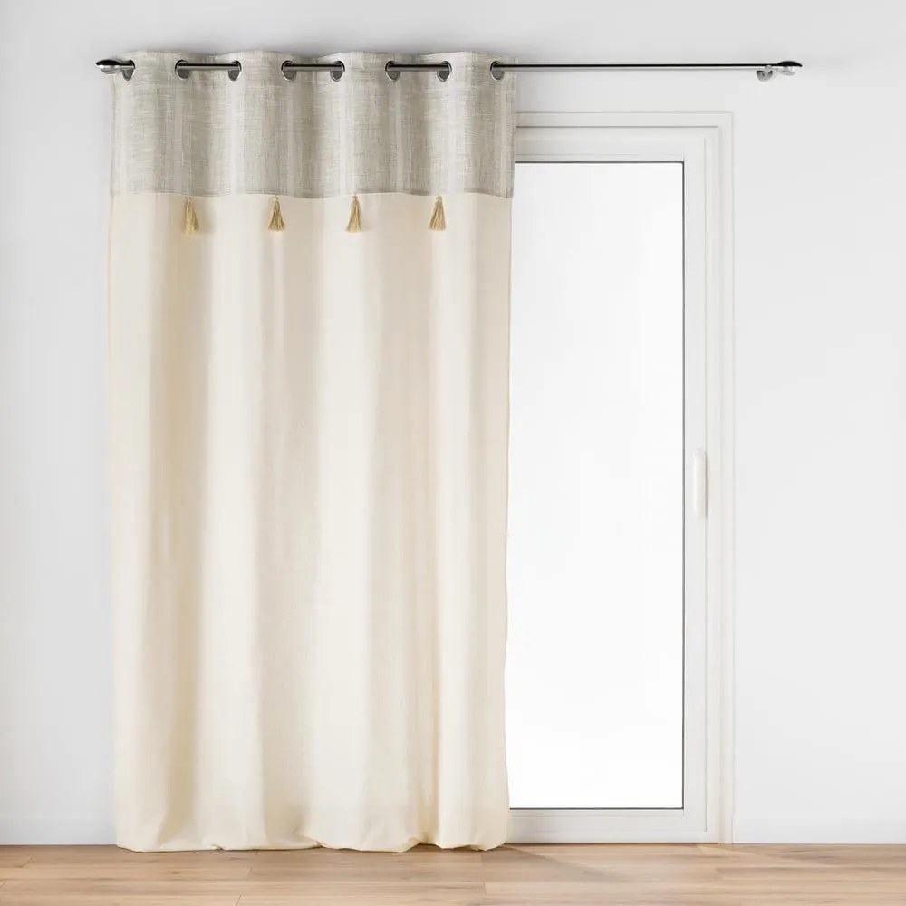 Draperie în culoare naturală 140x240 cm Island – douceur d'intérieur