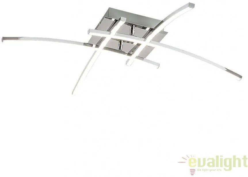 Plafoniera LED design modern, finisaj crom, Alexis 2503 RX