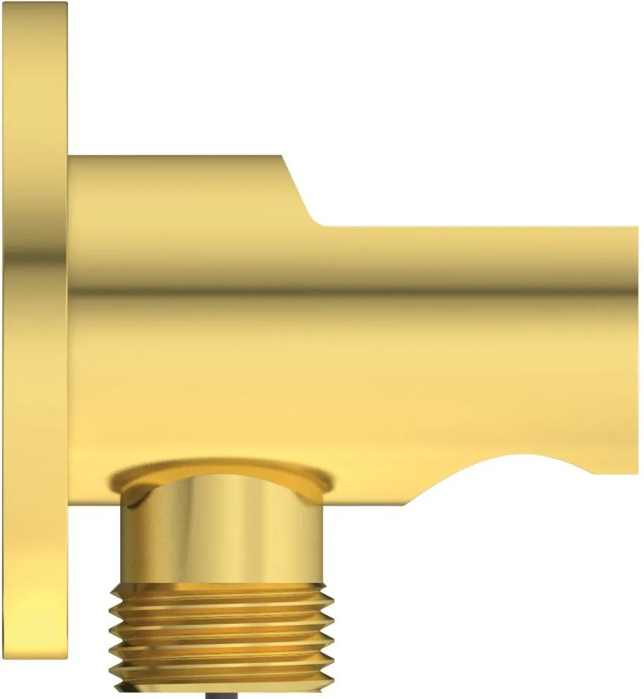 Cot racord furtun cu suport para dus Ideal Standard Multisuite auriu periat Auriu periat