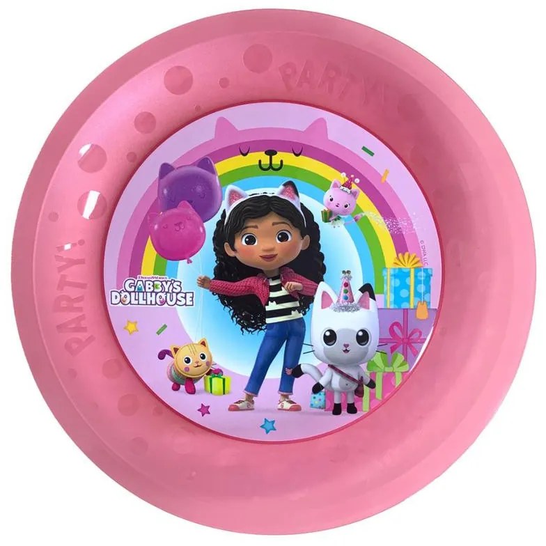 Gabby&#039;s Dollhouse Friends farfurie plată din plastic micro premium 21 cm