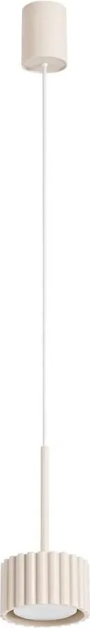 Sollux SL.2678 - Lustră suspendată pe cablu AURA 1xGX53/10W/230V crem