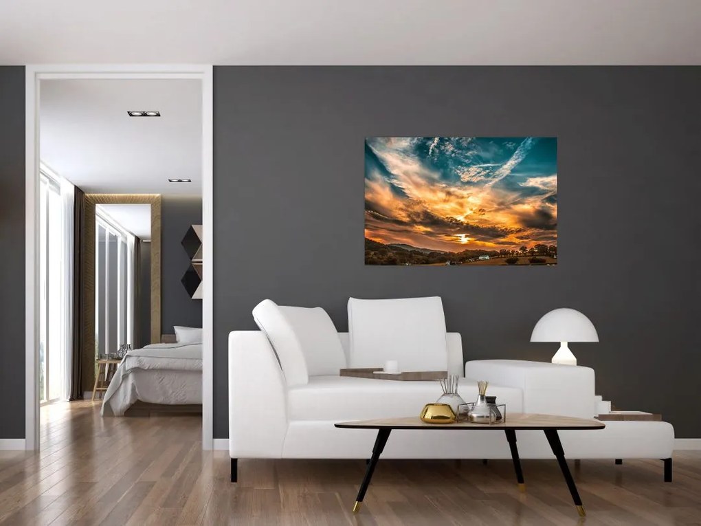 Tablou cu nori (90x60 cm)