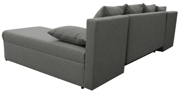 Colțar extensibil universal în formă de U cu spațiu de depozitare ALMEIDA antracit