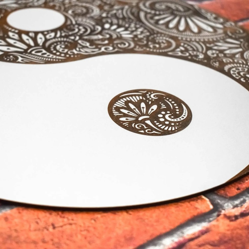 DUBLEZ | Yin Yang – Mandala vindecătoare realizată din lemn