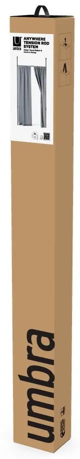 Cadru despărțitor pentru perdele negru mat din oțel Anywhere – Umbra