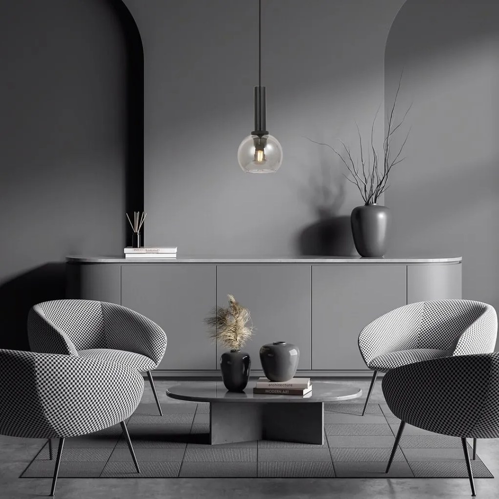Pendul design modern Centio negru