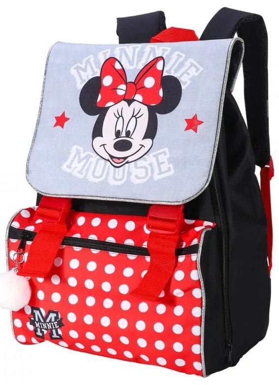 Disney Minnie ghiozdan, geantă cu Pompon, 42 cm