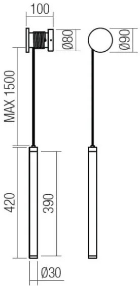 Redo 01-3301 - Aplică de perete LED SWING, reglabilă, 9W/230V, 3000/4000K, CRI 90, albă