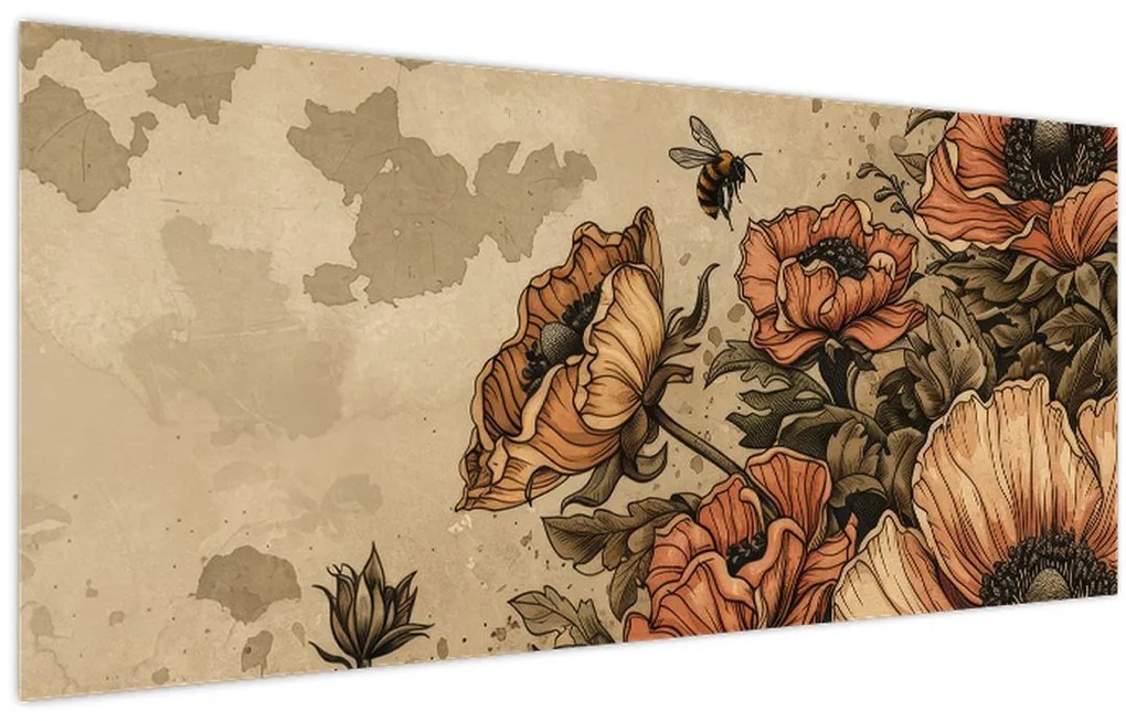 Tablou - Pajiștea albinelor II. (120x50 cm)