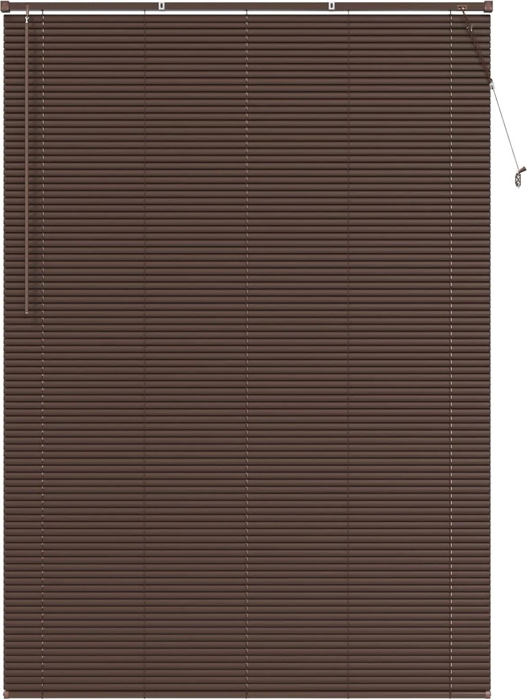 vidaXL Jaluzea venetiană Maro Întunecat cu Model 213 x 140 cm PVC