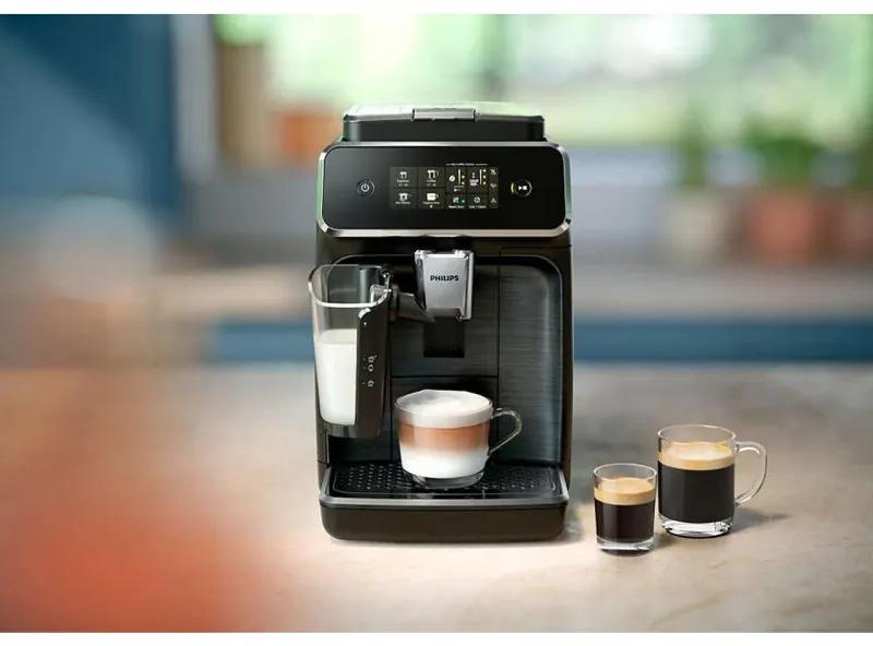 Aparat de cafea Philips EP2334/10, 1500W, Complet automat 1.8L, 15 bar, LatteGO, AquaClean, 12 grade de macinare, Negru/inoxl