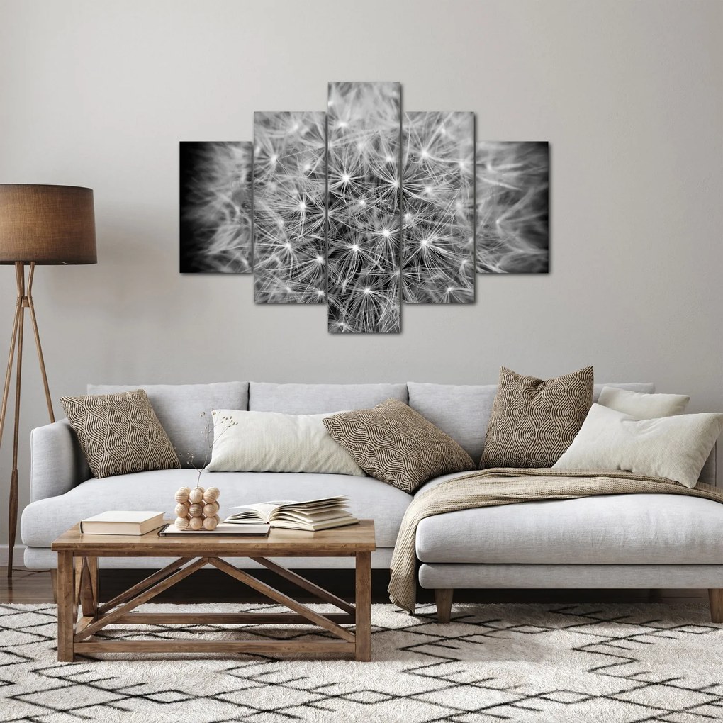 Tablou păpădie gri (150x105 cm)