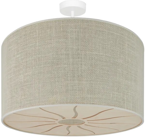 Brilagi - Lustr COUNTRY ROLLER 1xE27/15W/230V pr. 50 cm cremă