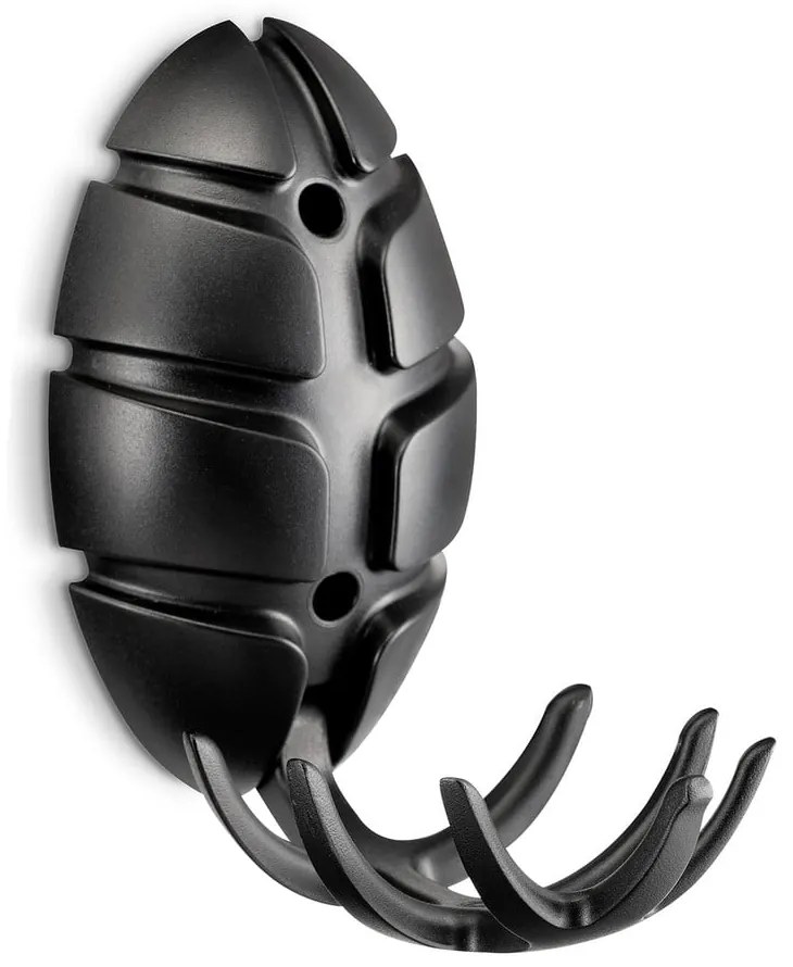 Cârlig negru de montat pe perete din plastic Bug – Spinder Design
