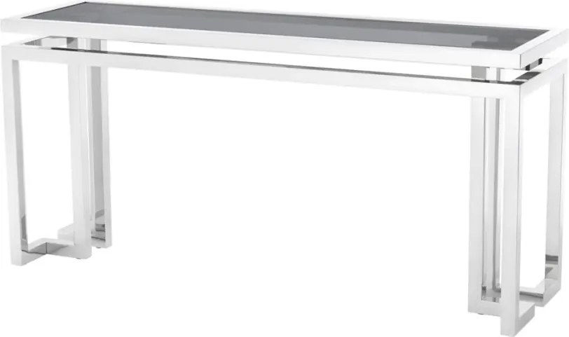 Consola LUX moderna Table Palmer argintiu 108982 HZ