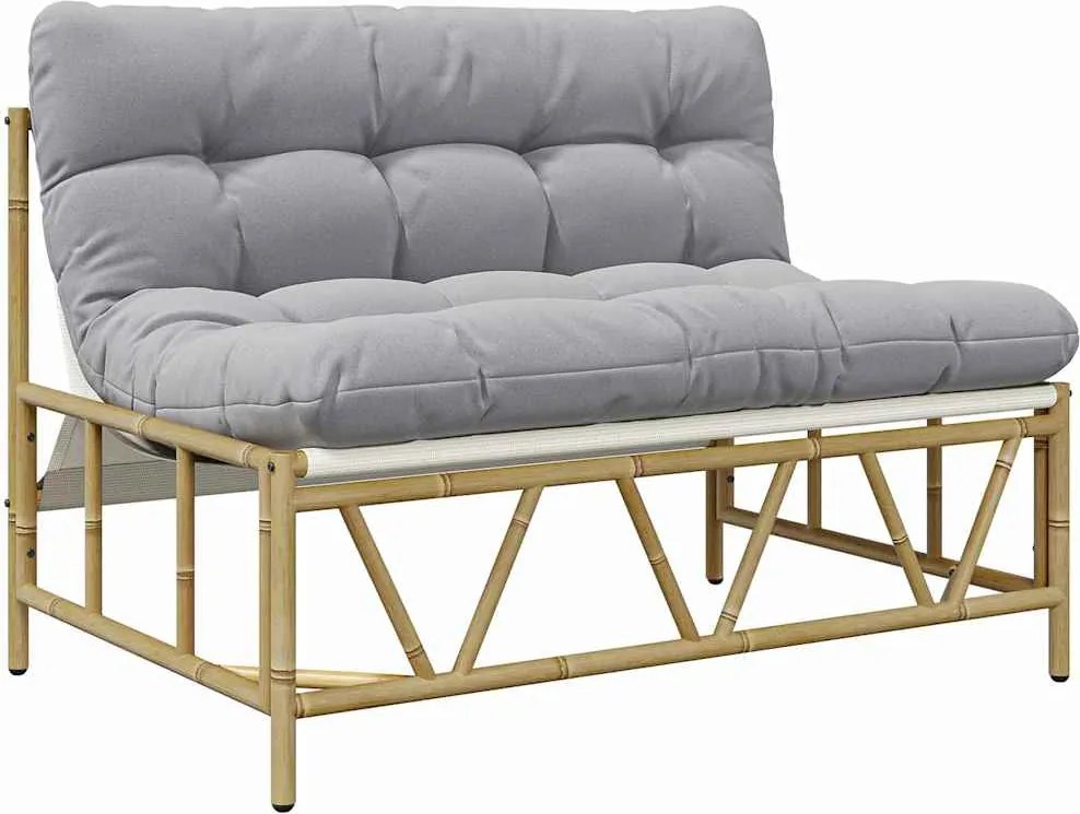 vidaXL Bancă de grădină Gri deschis 110 x 75 x 71 cm Oțel