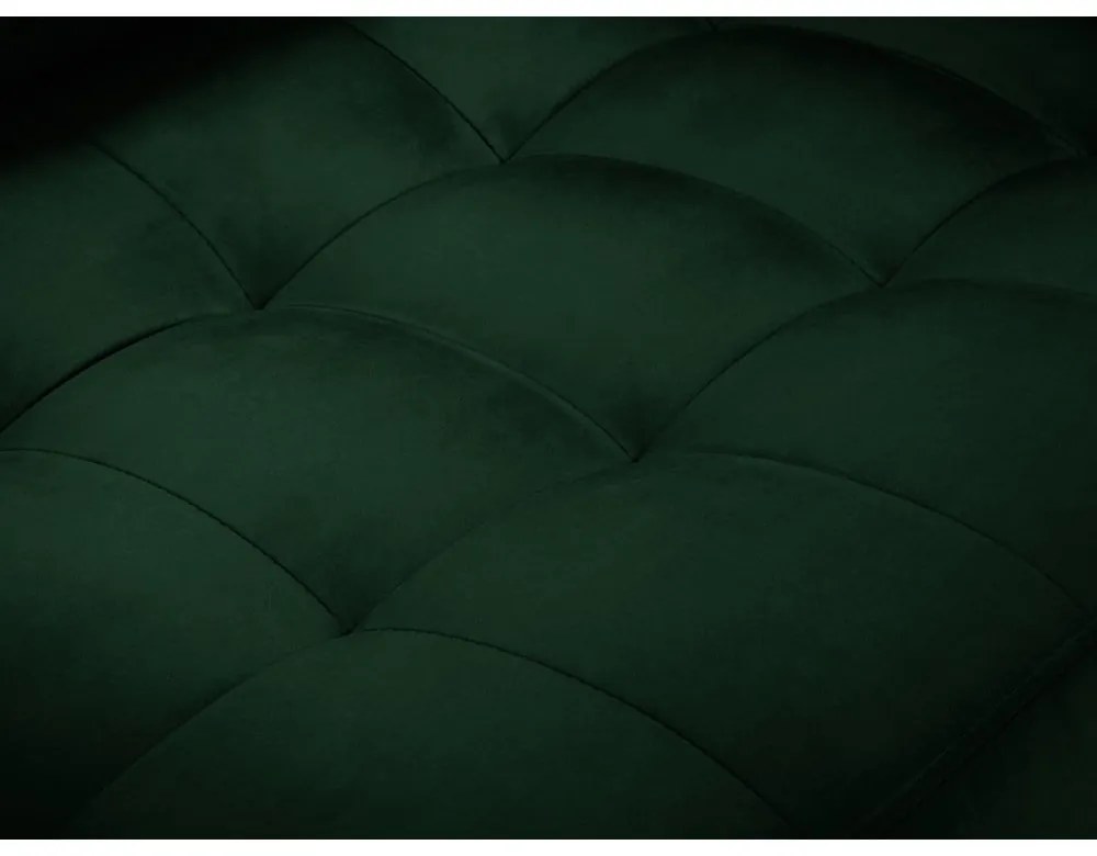 Canapea din catifea Milo Casa Santo, 219 cm, verde
