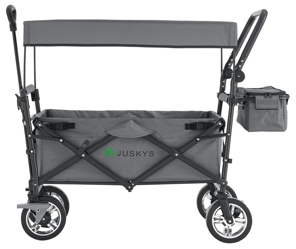 Camion de mână cu acoperiș gri închis