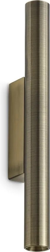 Aplica de perete LOOK LED AP2 ROUND D30 H300 ON-OFF OTTONE 3000K