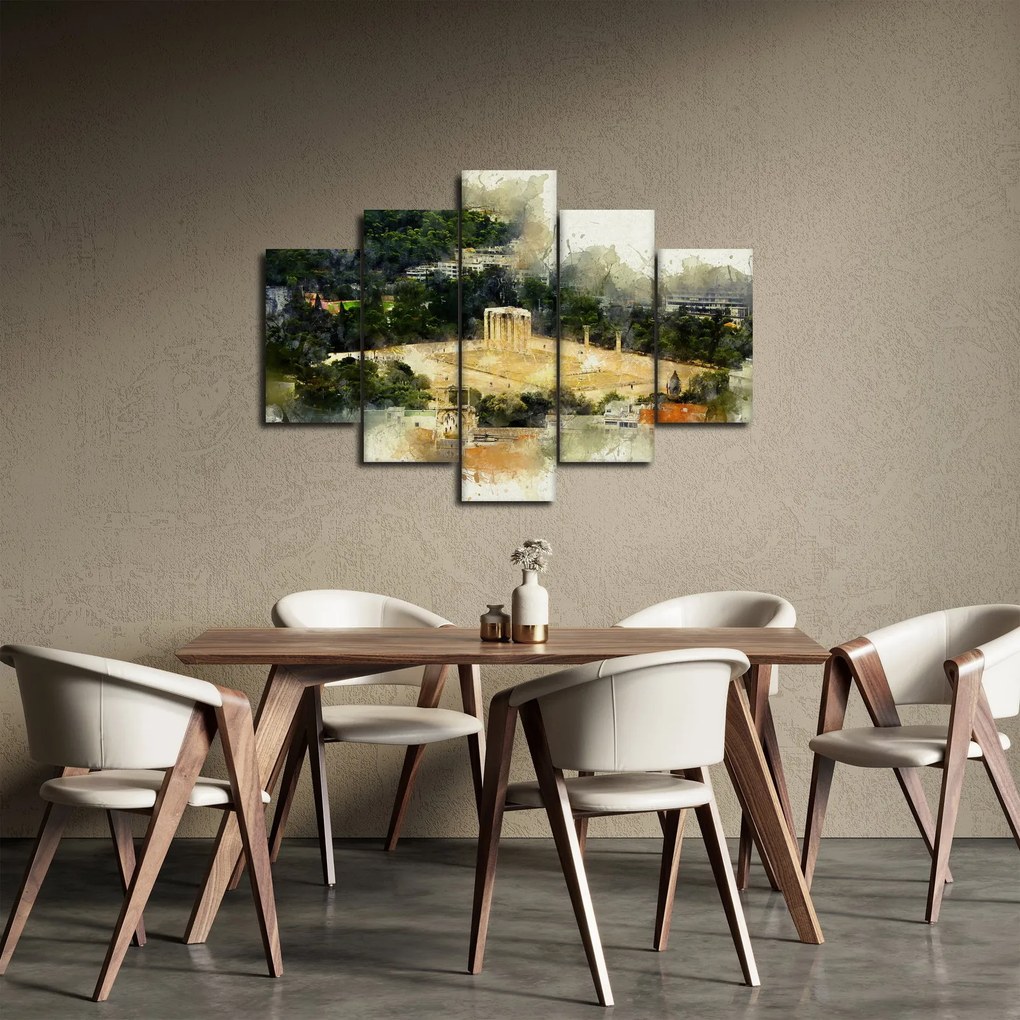 Tablou - Templul lui Zeus, Atena, Grecia (150x105 cm)