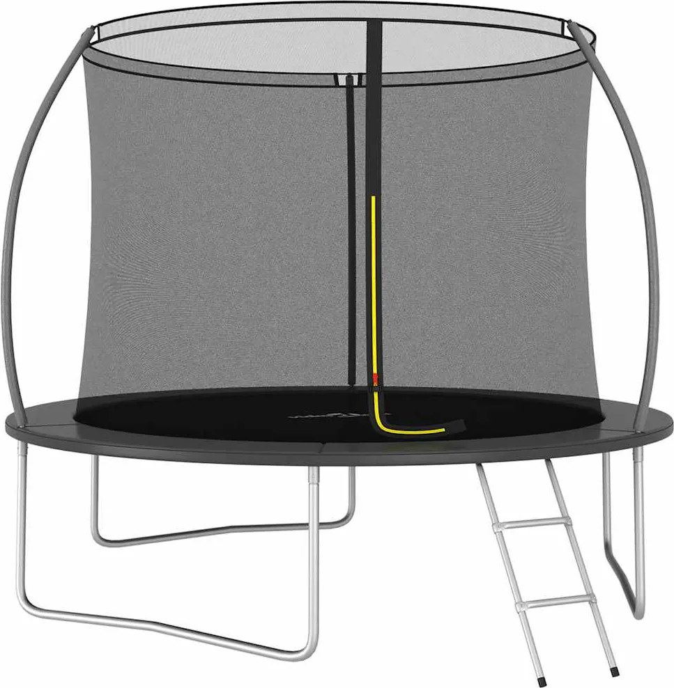 vidaXL Set trambulină rotundă, 305x76 cm, 150 kg