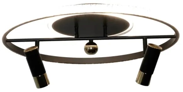 Plafonieră LED dimabilă LED/60W/230V 3000-6500K negru + telecomandă