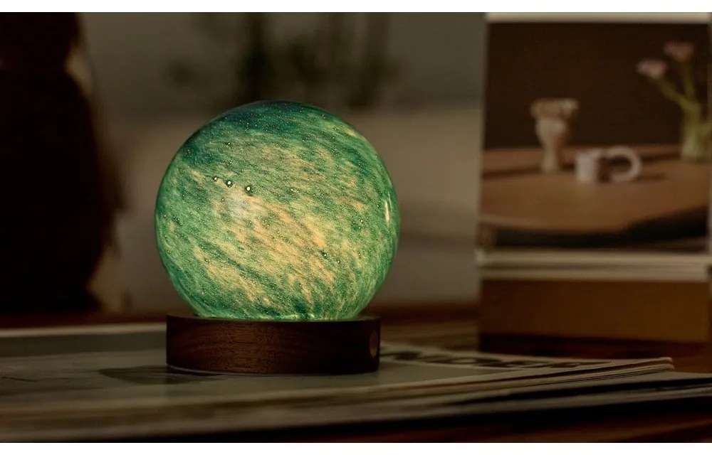 Decorațiune luminoasă în culoare naturală închisă cu USB ø 8 cm Galaxy Breeze – Gingko