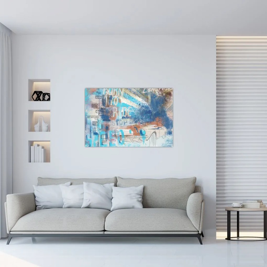 Tablou - Născut să călătorească (90x60 cm)