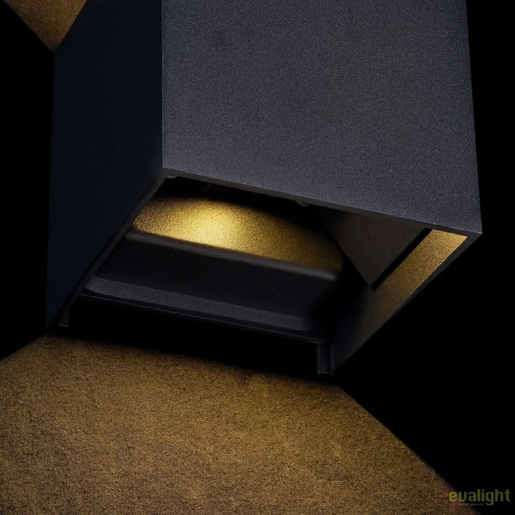 Aplica de exterior cu protectie IP54, 10x10cm, Fulton negru MYO572WL-L6B