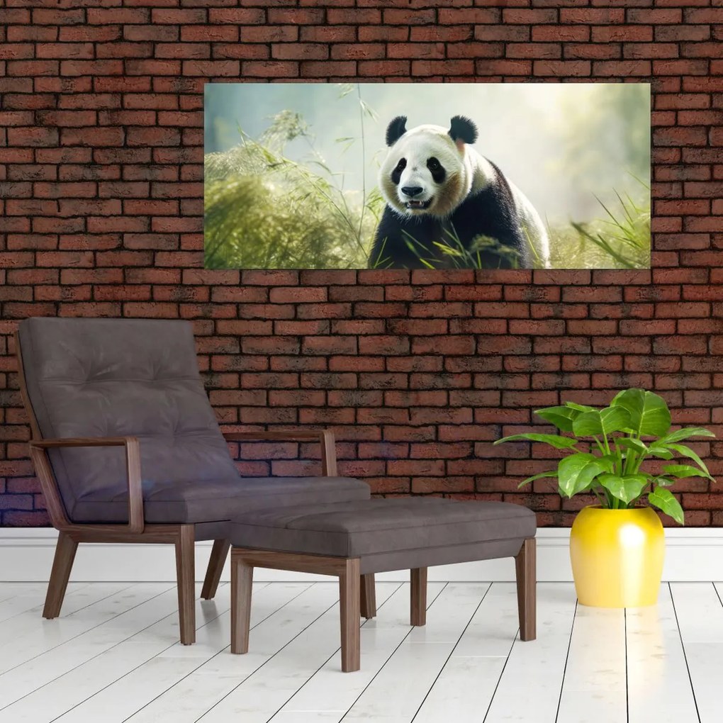 Tablou - Panda (120x50 cm)