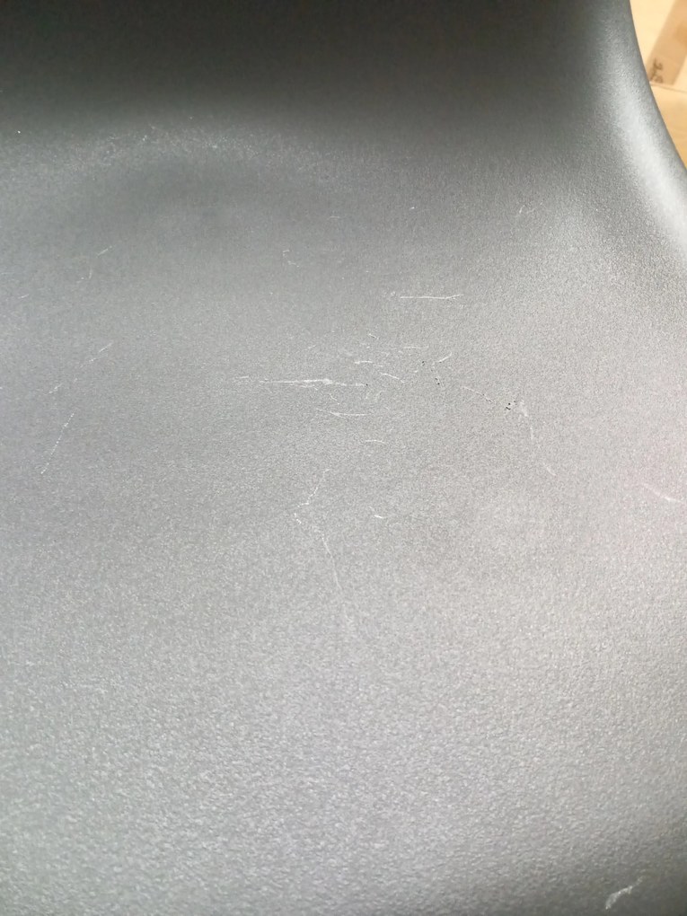 OFERTA Scaun de bar negru CARBRY LAMAL cu picioare negre Clasa a II-a