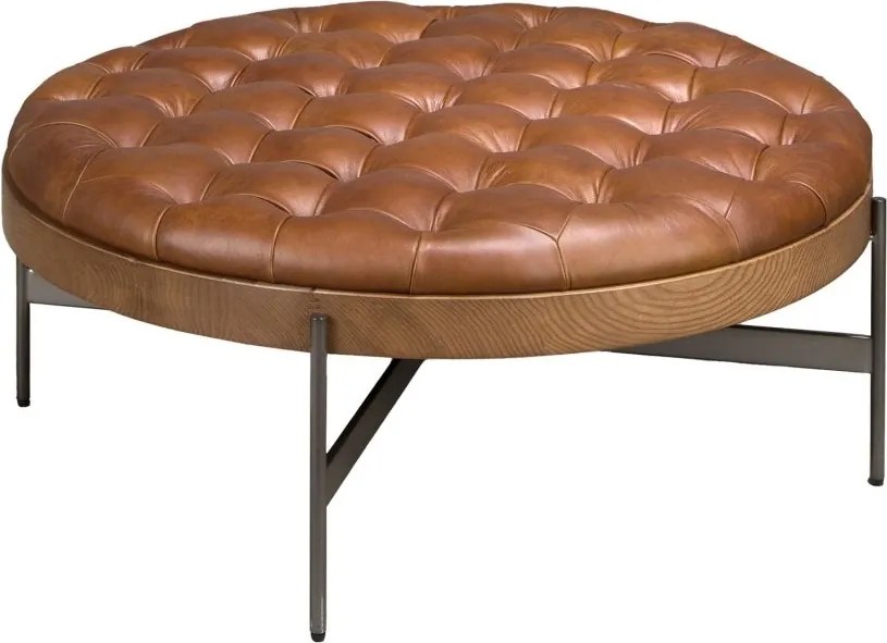 Masuta de cafea design LUX Dark Brown Leather