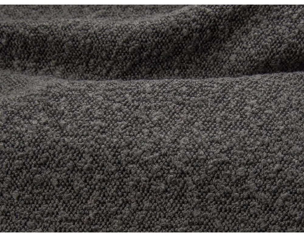 Pat matrimonial gri închis tapițat cu spațiu de depozitare cu somieră 140x200 cm Simon Olivia – Micadoni