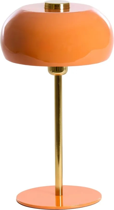 Veioză portocalie cu abajur din metal (înălțime 40 cm) Surin – Light & Living