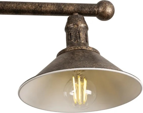 BRILAGI - Lustră pe tijă FORGE 3xE27/60W/230V patină/cupru