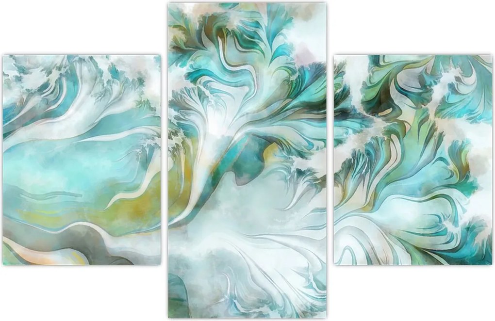 Tablou - Pictura modele abstracte de pictură (90x60 cm)