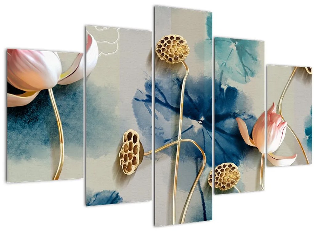 Tablou cu flori (150x105 cm)