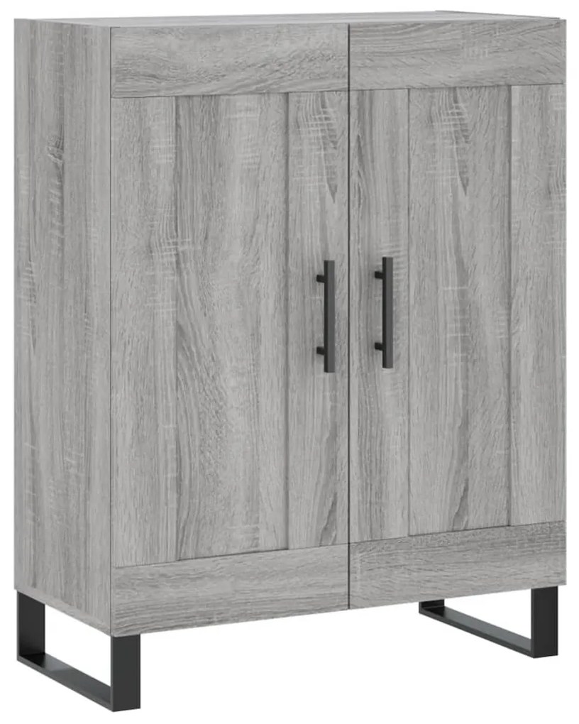 vidaXL Servantă, gri sonoma, 69,5x34x90 cm, lemn compozit