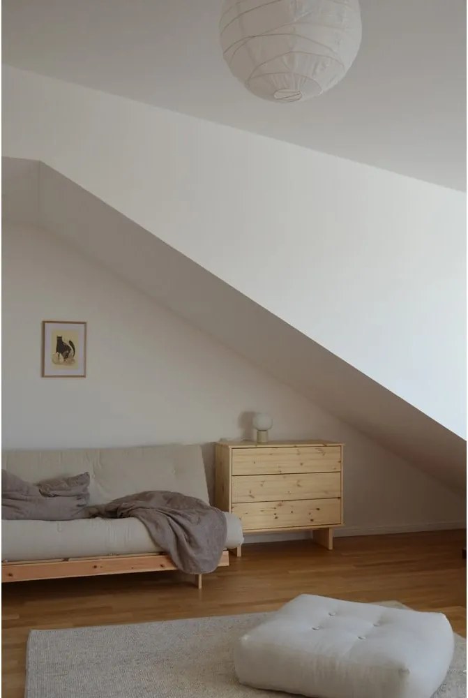 Comodă din lemn de pin natural Karup Design Kommo