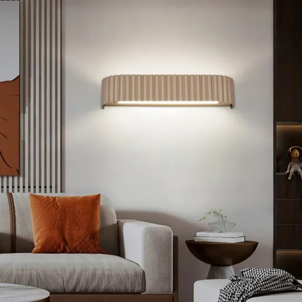 Brilagi - Aplică LED de perete dimabilă FALCON MODERN LED/14W/230V 40 cm bej +cu telecomandă