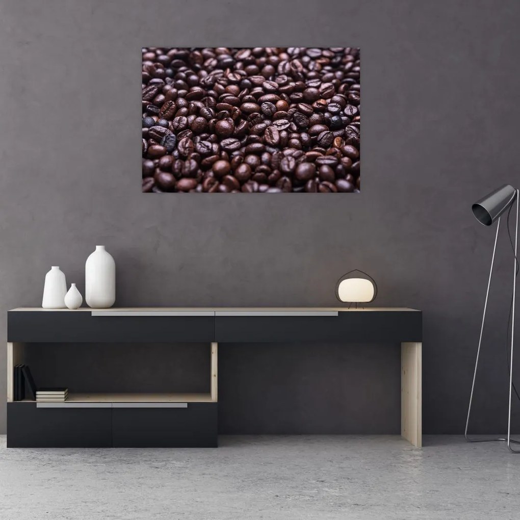 Tablou cu boabe de cafea (90x60 cm)