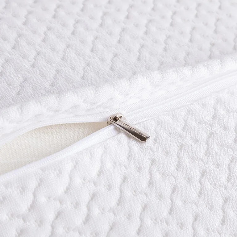 Pernă ergonomică din spumă cu memorie alb-gri 60 x 35 cm