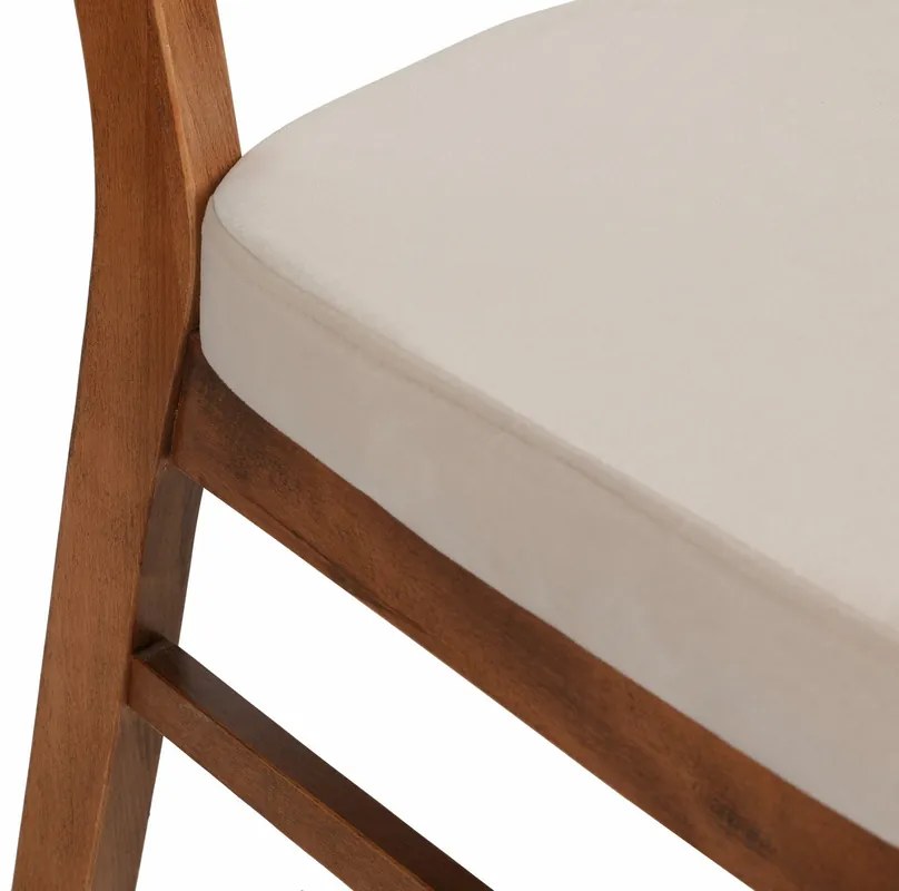 Set de scaune de sufragerie Elma Beige, 2 bucăți