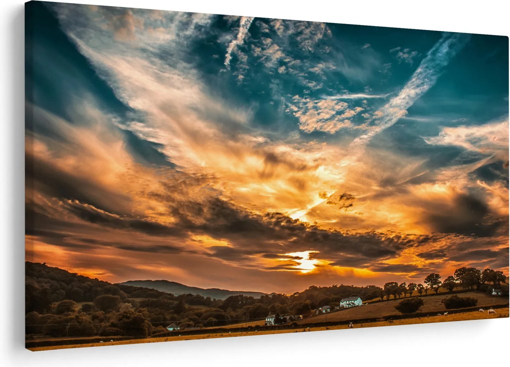 Tablou cu nori (90x60 cm)