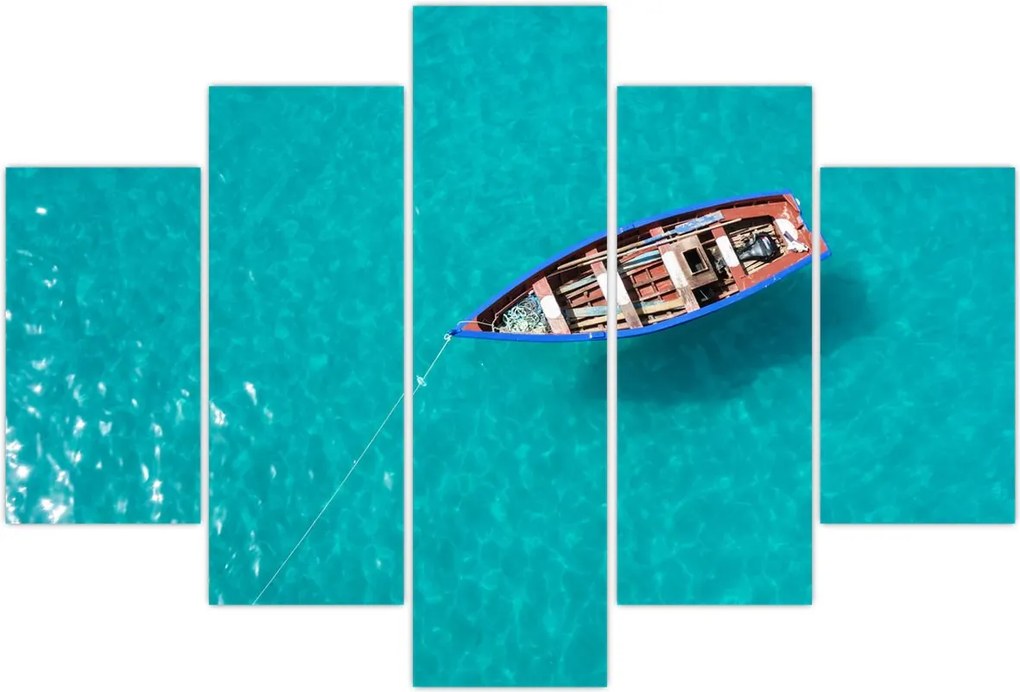 Tablou - Barcă de pescuit tradițională (150x105 cm)