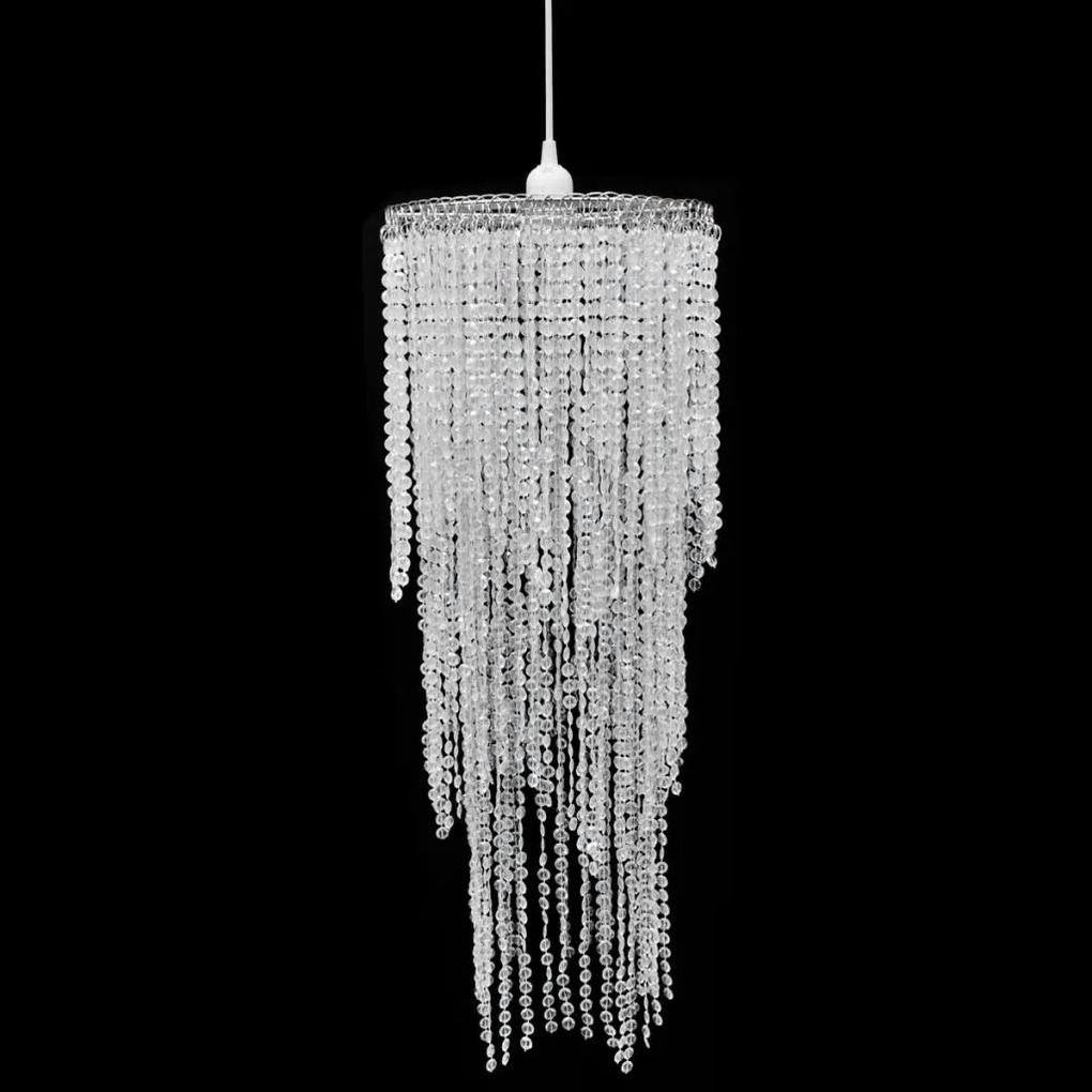 vidaXL Lampă de tavan cu cristale  26 x 70 cm