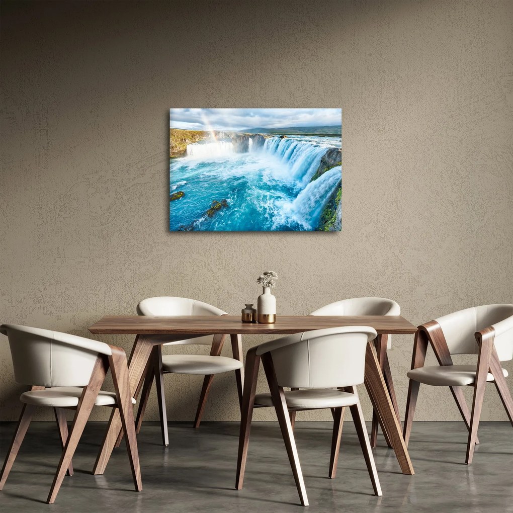 Tablou - Cascada Godafoss (70x50 cm)